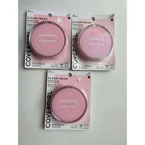 Covergirl Clean Fresh Healthy Look Pressed Powder in 220 Deep Lot of 3